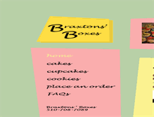 Tablet Screenshot of braxtonsboxes.com